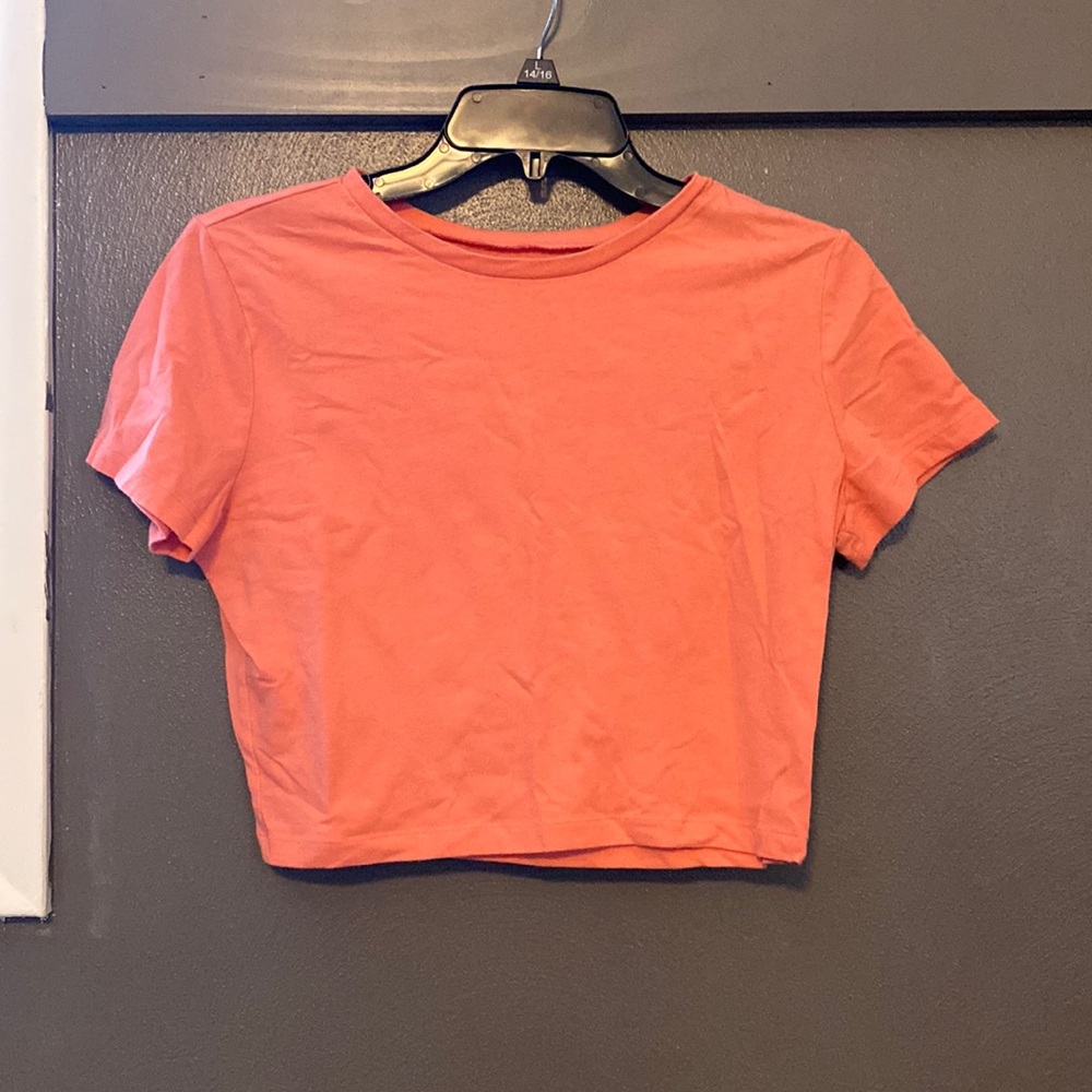 Coral Wild Fable crop top